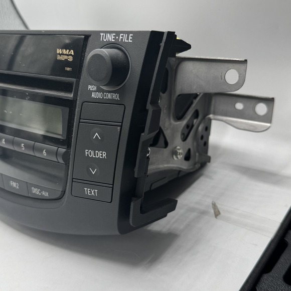 Toyota OEM Radio CD Player 86120-42160 2008 Corolla Matrix WMA MP3 AUX Untested - Picture 3 of 9